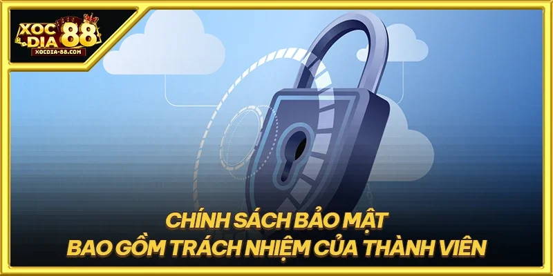 Chính sách bảo mật bao gồm trách nhiệm của thành viên